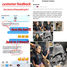 Load image into Gallery viewer, Straight Tape In Hair Extensions Human Hair Skin Weft Extension Invisible Tape Ins Brazilian Bulk Virgin Hair For Black Women