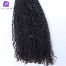 Load image into Gallery viewer, Afro Kinky Curly Bulk Human Hair for Braiding No Weft Human Hair Bundles Double Drawn Burmese Bulk Hair Human Hair Braiding
