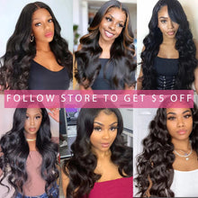 Load image into Gallery viewer, Beaufox Body Wave Bundles Brazilian Hair Weave Bundles 1/3/4 PCS Human Hair Bundles Natural /Jet Black 8-30"Remy Hair Extensions