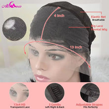 Load image into Gallery viewer, 180 Density 13x4 Body Wave Lace Frontal Bob Wig P1B/30 Bob Human Hair Wigs Highlight Brazilian Remy Short Bob Wig For Women