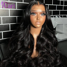 Load image into Gallery viewer, Dark Ginger with Orange Highlights Human Hair Wigs Transparent 13x4 13x6 Lace Frontal Body Wave Wig for Black Women Pre Plucked