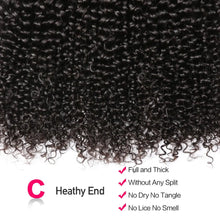 Load image into Gallery viewer, 12A Kinky Curly Bundles Human Hair Jerry Curl Hair Bundles Remy Hair Weave Brazilian Virgin Hair 3 Bundles Extension