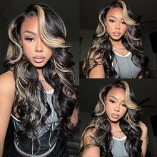 Load image into Gallery viewer, Highlight360 Lace Frontal Wigs Human Hair FB/30 Highlight Ombre Lace Front Wig Human Hair Full Lace Wigs Human Hair 250% Density