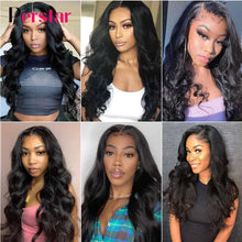 Load image into Gallery viewer, Perstar Body Wave Bundles Human Hair Weave Bundles Brazilian Weave Extensions 1/3/4 PCS Remy Hair Body Wave Extensions 8-28 Inch