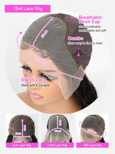 Load image into Gallery viewer, 30 32inch 13x6 Lace Front Human Hair Wigs 360 Full HD Lace Frontal Wig Pre Plucked Brazilian Bone Straight Wigs For Women