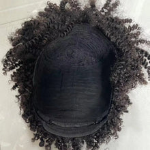 Load image into Gallery viewer, 100% Human Hair Afro Kinky Curly Full Machine Short Wigs High Quality Brazilian Virgin Hair Wig For Black Women Daily Use