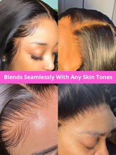 Load image into Gallery viewer, 30 32inch 13x6 Lace Front Human Hair Wigs 360 Full HD Lace Frontal Wig Pre Plucked Brazilian Bone Straight Wigs For Women