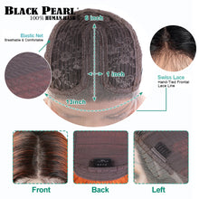 Load image into Gallery viewer, Ginger Lace Front Human Hair Wigs Glueless Wig Short Bob Wig Lace Front Human Hair Wig Pink 613 Blonde Bob Hair Wig Human Hair