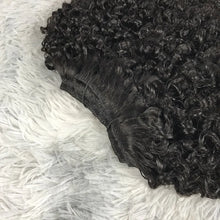 Load image into Gallery viewer, Kinky Curly Human Hair Bundles afro Bouncy curly hair weaving raw virgin water jerry curly human hair bundles extensions on sale