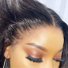 Load image into Gallery viewer, Cranberry Hair Straight 13X4 Lace Frontal Human Hair Wigs HD Transparent Lace Frontal Wig 4x4 Lace Closure Wig 180% Density