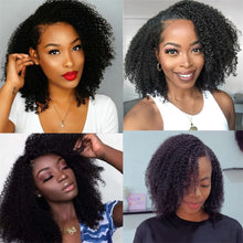 Load image into Gallery viewer, Brazilian Afro Kinky Curly Human Hair Bundles 4b 4c Afro kinky Bulk Human Hair Weave Bundle Deal Hair Extensions Wholesale