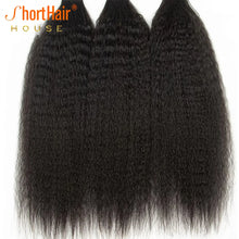 Load image into Gallery viewer, 30inch Tape in Hair Extensions Human Hair Brazilian Hair Kinky Straight Hair Extensions Tape in Real Human Hair 20Pcs50G 1BColor