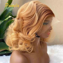 Load image into Gallery viewer, Brazilian Ombre 4/30 Loose Wave 360 Blonde Lace Front Wig Human Hair Wigs 13x4 Hd Lace Frontal Wigs Pre Plucked For Women