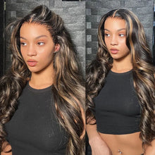 Load image into Gallery viewer, Highlight360 Lace Frontal Wigs Human Hair FB/30 Highlight Ombre Lace Front Wig Human Hair Full Lace Wigs Human Hair 250% Density