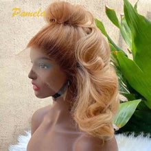 Load image into Gallery viewer, Brazilian Ombre 4/30 Loose Wave 360 Blonde Lace Front Wig Human Hair Wigs 13x4 Hd Lace Frontal Wigs Pre Plucked For Women