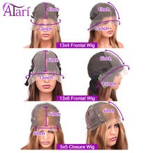 Load image into Gallery viewer, Dark Ginger with Orange Highlights Human Hair Wigs Transparent 13x4 13x6 Lace Frontal Body Wave Wig for Black Women Pre Plucked