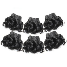 Load image into Gallery viewer, 6 Pcs/Lot Curly Hair Bundles 8 Inch Ombre Brazilian Hair Weave Bundles Color 1B/2/4/30/33/99J Human Hair Extension Remy