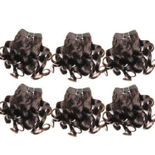 Load image into Gallery viewer, 6 Pcs/Lot Curly Hair Bundles 8 Inch Ombre Brazilian Hair Weave Bundles Color 1B/2/4/30/33/99J Human Hair Extension Remy