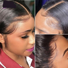 Load image into Gallery viewer, Lace Frontal Closure HD Transparent Human Hair Brazilian Straight Hair HD Lace Closure