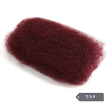 Load image into Gallery viewer, Sleek Brazilian Remy Hair Afro kinky Curly Bulk Human Hair For Braiding 1 Bundle 50g/pc Natural Color Braids Hair No Weft