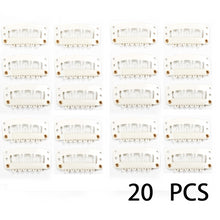 Load image into Gallery viewer, Alileader 20Pcs/Lot Clip In Hair Extension Wig Clips For Human Hair Bangs Snap Hair Clips For Extensions Metal Comb For Closure