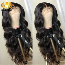 Load image into Gallery viewer, 5x5 Lace Closure Wig 10A Body Wave Orange Brown Ombre Colored Lace Front Wigs PrePlucked 30" 13x6 Lace Frontal Human Hair Wigs