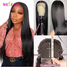 Load image into Gallery viewer, Long Straight Wigs Ombre Brown Blonde Human Hair 13×4 Lace Front Wigs For Black Women Brazilian Human Hair Wigs Remy Hair Wigs