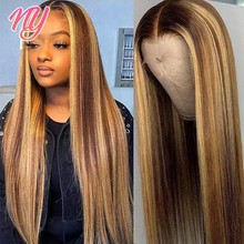 Load image into Gallery viewer, Highlight Wig Human Hair Body Wave Lace Front Wigs For Woman Human Hair 13x4 HD Lace Frontal Wig 8"-32" Colored Human Hair Wigs