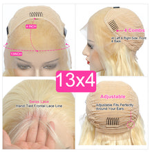 Load image into Gallery viewer, Straight HD 613 Blonde Lace Frontal Wig 13x4 Bone Straight Lace Front Wigs For Women Cheap Human Hair 4X4 Lace Closure Wigs Remy