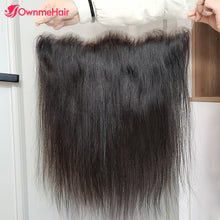 Load image into Gallery viewer, 4x4 5x5 13x4 Transparent Lace Frontal Closure Brazilian Human Hair Swiss Lace 100% Human Remy Hair Pre Plucked With Baby Hair