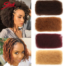 Load image into Gallery viewer, Sleek Brazilian Remy Hair Afro kinky Curly Bulk Human Hair For Braiding 1 Bundle 50g/pc Natural Color Braids Hair No Weft
