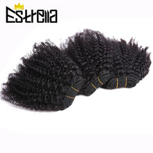 Load image into Gallery viewer, Mongolian Afro Kinky Curly Hair Bundles 8-28 inch 100% Human Hair Bundles 1/3/4 pcs Lots Remy Hair Weaves Short Curly Hair
