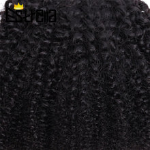 Load image into Gallery viewer, Mongolian Afro Kinky Curly Hair Bundles 8-28 inch 100% Human Hair Bundles 1/3/4 pcs Lots Remy Hair Weaves Short Curly Hair
