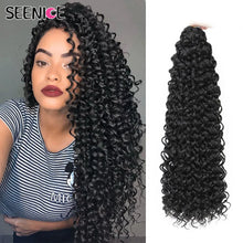 Load image into Gallery viewer, Ocean Wave Braiding Hair Extensions Crochet Braids Synthetic Hair MAZO Afro Curl Ombre Curly Blonde Water Wave Braids For Women
