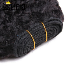 Load image into Gallery viewer, Mongolian Afro Kinky Curly Hair Bundles 8-28 inch 100% Human Hair Bundles 1/3/4 pcs Lots Remy Hair Weaves Short Curly Hair
