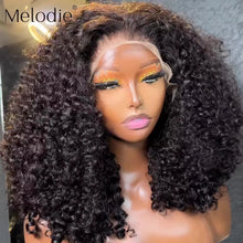 Load image into Gallery viewer, Melodie 13x6 Curly Lace Frontal Short Bob Wig Deep Wave 13x4 Lace Front Human Hair Wigs 5x5 Closure Brazilian Prepluck For Women
