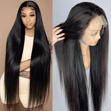 Load image into Gallery viewer, 13x4 Lace Frontal Wig Human Hair Wigs 30 Inch 13x6 Hd Transparent Straight Lace Front Wigs For Black Women Brazilian Pre Plucked
