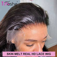 Load image into Gallery viewer, Tinashe 5x5 13x4 13x6 HD Lace Frontal Wig Transparent Lace Wig For Women Human Hair 200% Body Wave Lace Front Human Hair Wigs
