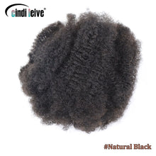 Load image into Gallery viewer, Ombre Brown Afro Kinky Curly Bulk Human Hair For Braiding #30-#1-#30 Crochet Braiding Hair Extensions Locks For Braids No Weft
