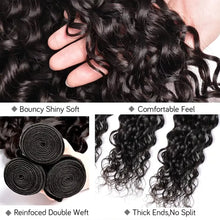 Load image into Gallery viewer, Brazilian Kinky Curly Human Hair Bundles Unprocessed Human Hair 3 Bundles Wet and Wavy Hair Bundles Hair Extensions for Woman
