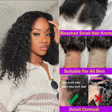 Load image into Gallery viewer, Melodie 13x6 Curly Lace Frontal Short Bob Wig Deep Wave 13x4 Lace Front Human Hair Wigs Glueless 5x5 Closure Brazilian For Women
