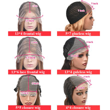 Load image into Gallery viewer, Ombre 4/27 1B/27 Honey Blonde Colored 13x6 Lace Frontal Wig Wave Pre-Plucked 12A Grade Lace Closure Human Hair Wig For Women
