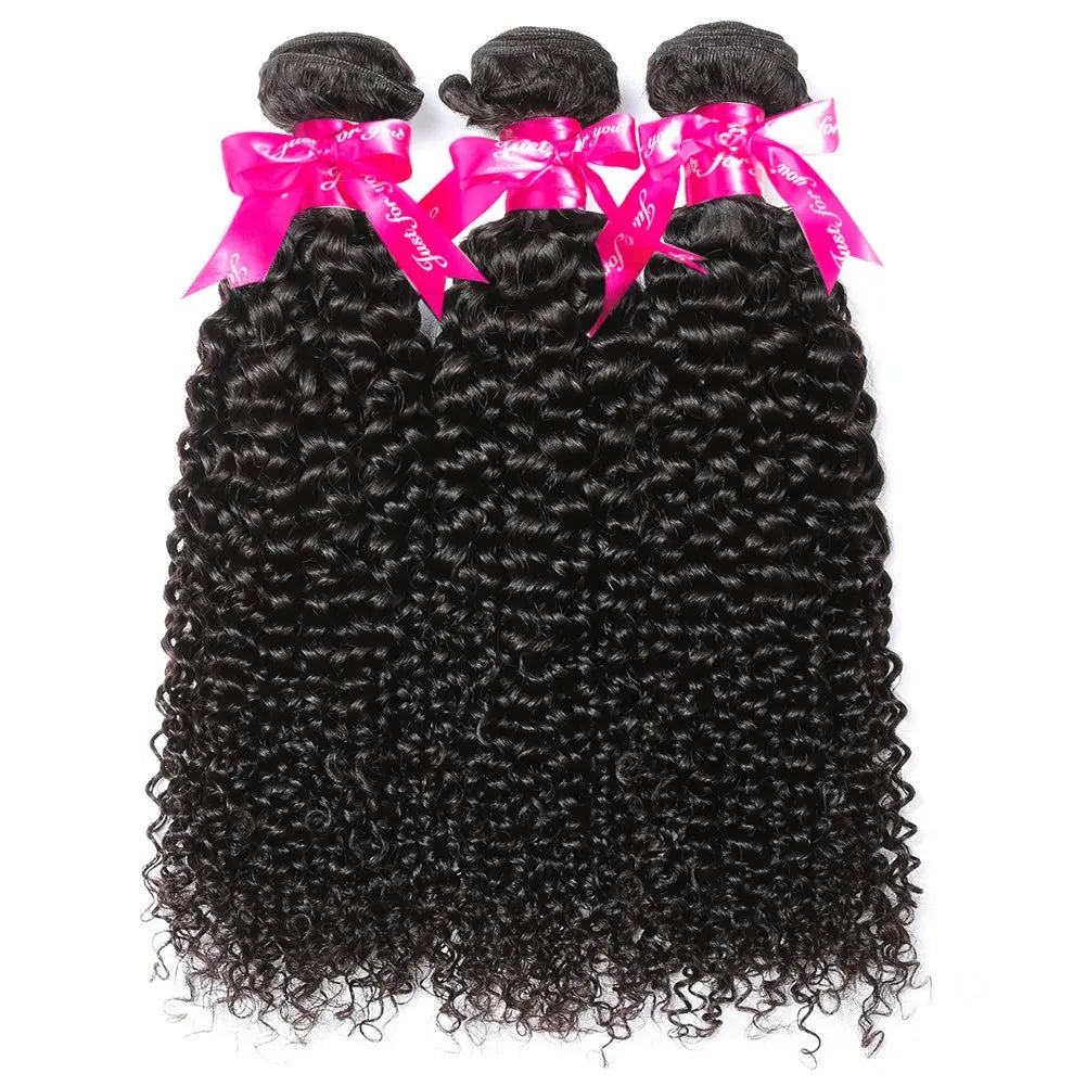 12A Kinky Curly Bundles Human Hair Jerry Curl Hair Bundles Remy Hair Weave Brazilian Virgin Hair 3 Bundles Extension