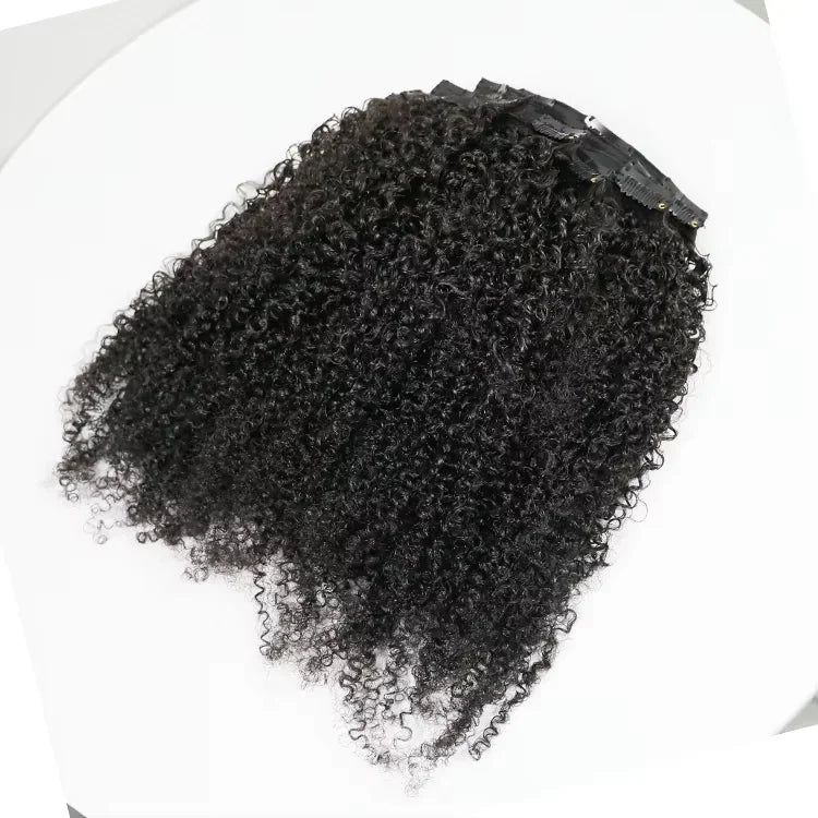 Kinky Curly Human Hair Bundles afro Bouncy curly hair weaving raw virgin water jerry curly human hair bundles extensions on sale