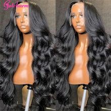 Load image into Gallery viewer, Body Wave 13x6 HD Lace Front Wigs Body Wave 13x4 Transparent Lace Human Hair Wigs Glueless For Black Women High Density
