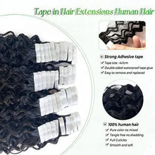 Load image into Gallery viewer, JayMay Deep Curl Tape In Human Hair Extension For Black Women Curly Tape In Hair Extension 100Gram 40pcs per Pack 100% Remy Hair
