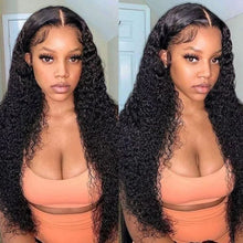 Load image into Gallery viewer, Indian Kinky Curly Bundles Human Hair Weaving Natural Color 1//3/4 Bundles Deal  Jerry Curly Human Hair Extensions Wholesale
