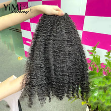 Load image into Gallery viewer, Burmese Kinky Curly Human Hair Weft Remy Mongolia Human Hair Bundles For Women Wholesale 3pcs Curl Extension Full Head Yimisunny
