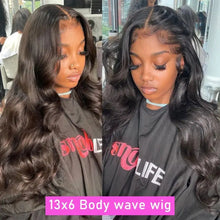 Load image into Gallery viewer, 30 32Inch Body Wave Lace Front Wigs 360 Full Lace Wig Human Hair For Women Brazilian 13x4 Lace Frontal Wig 4x4 Lace Closure Wig
