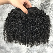 Load image into Gallery viewer, Kinky Curly Human Hair Bundles afro Bouncy curly hair weaving raw virgin water jerry curly human hair bundles extensions on sale
